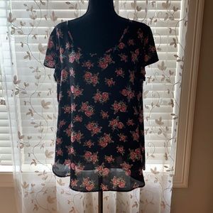 Chiffon Floral Blouse